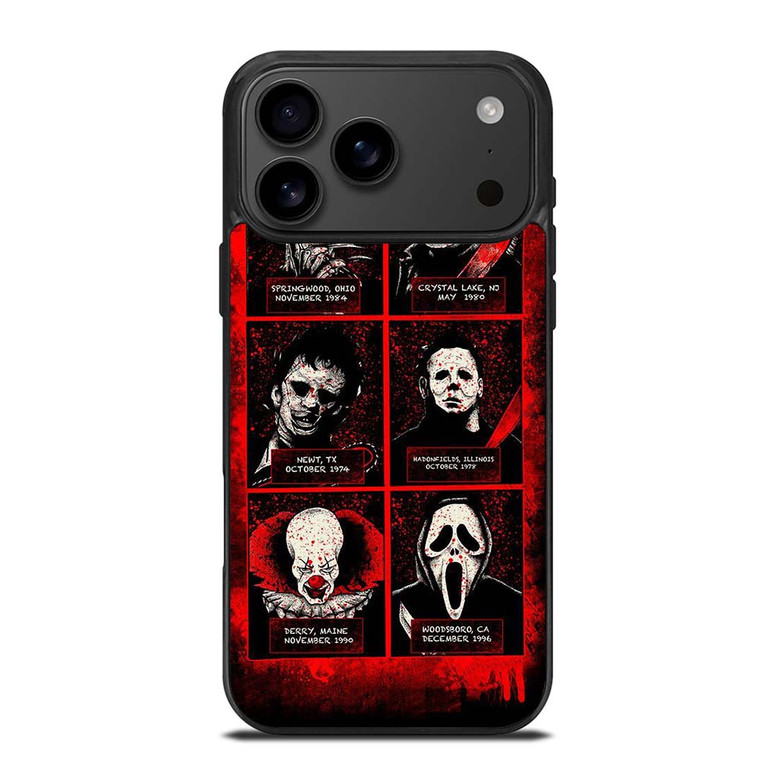 HORROR MOVIES VILLAIN CHARACTERS iPhone 17 Pro Max Case