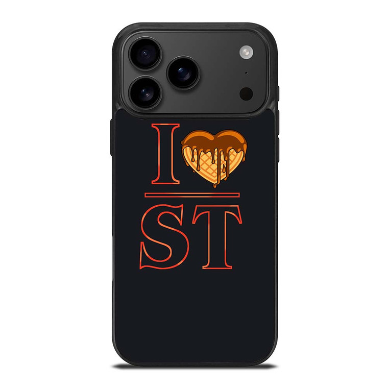 I LOVE STRANGER THINGS FAN ART iPhone 17 Pro Max Case I LOVE STRANGER THINGS FAN ART iPhone 17 Pro Max Case
