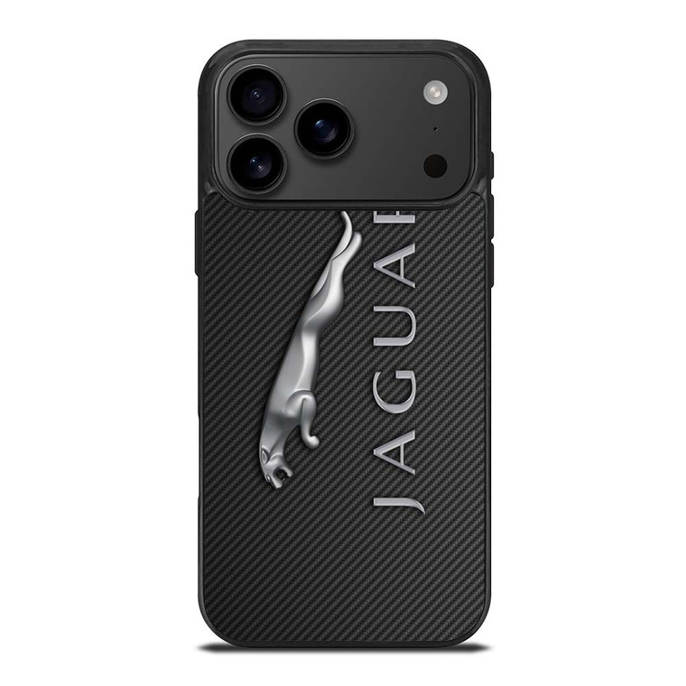 JAGUAR CAR LOGO CARBON iPhone 17 Pro Max Case