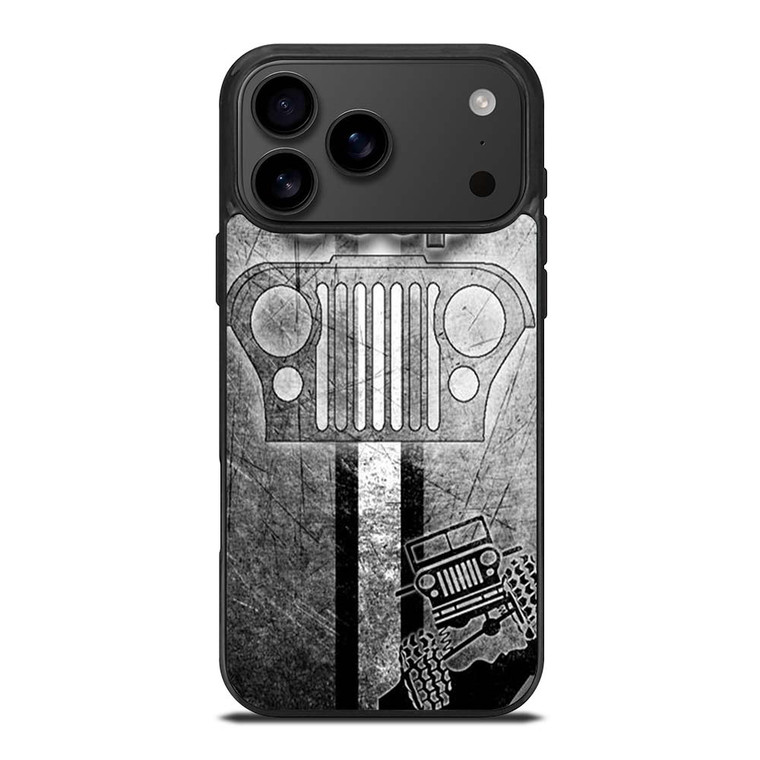 JEEP LOGO SILVER iPhone 17 Pro Max Case