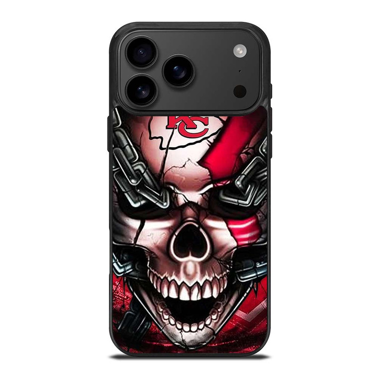 KANSAS CITY CHIEFS SKULL iPhone 17 Pro Max Case