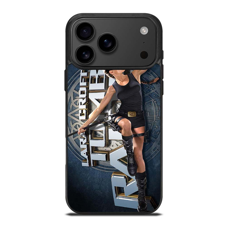 LARA CROFT TOMB RAIDER iPhone XR Plastic Black iPhone 17 Pro Max Case