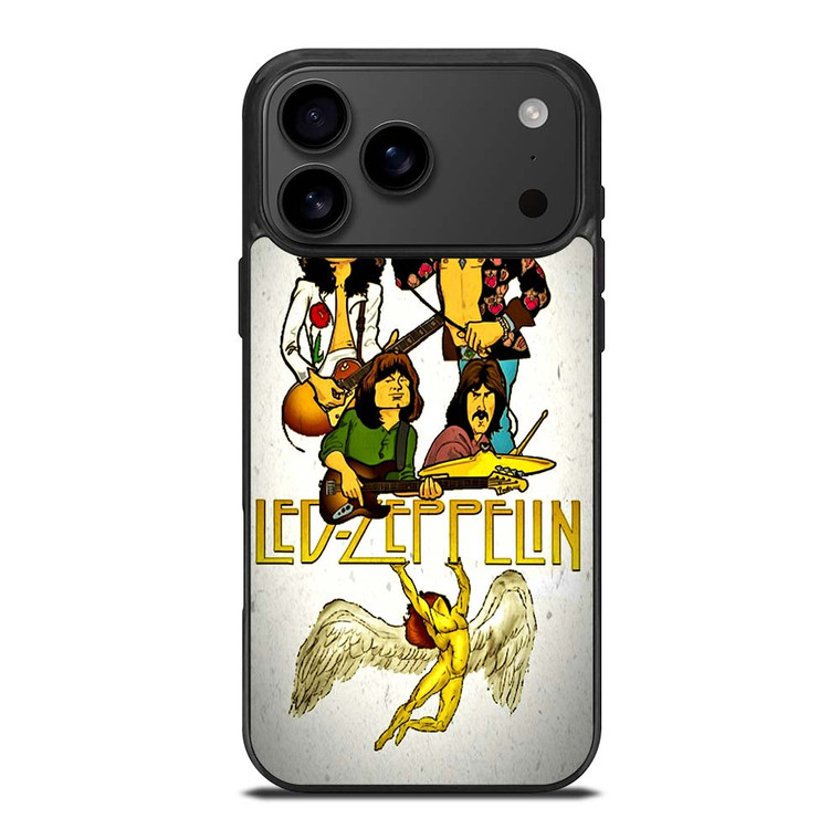LED ZEPPELIN ROCK BAND ART iPhone 17 Pro Max Case