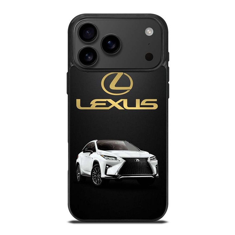 LEXUS WHITE CAR GOLD LOGO iPhone 17 Pro Max Case