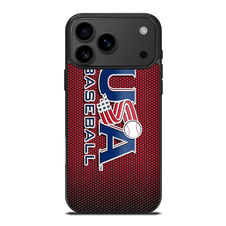 MAJOR BASEBALL LEAGUE LOGO RED iPhone 17 Pro Max Case