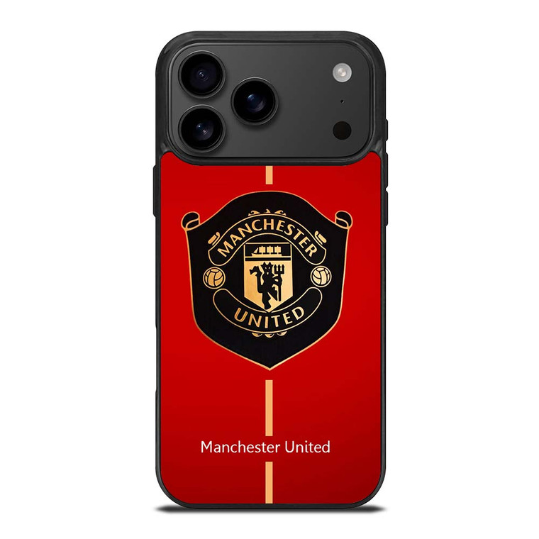 MANCHESTER UNITED MU SOCCER LOGO iPhone 17 Pro Max Case