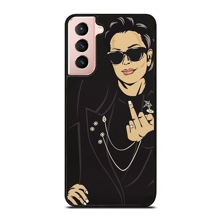 KRIS JENNER MIDDLE FINGER Samsung Galaxy S21 Case