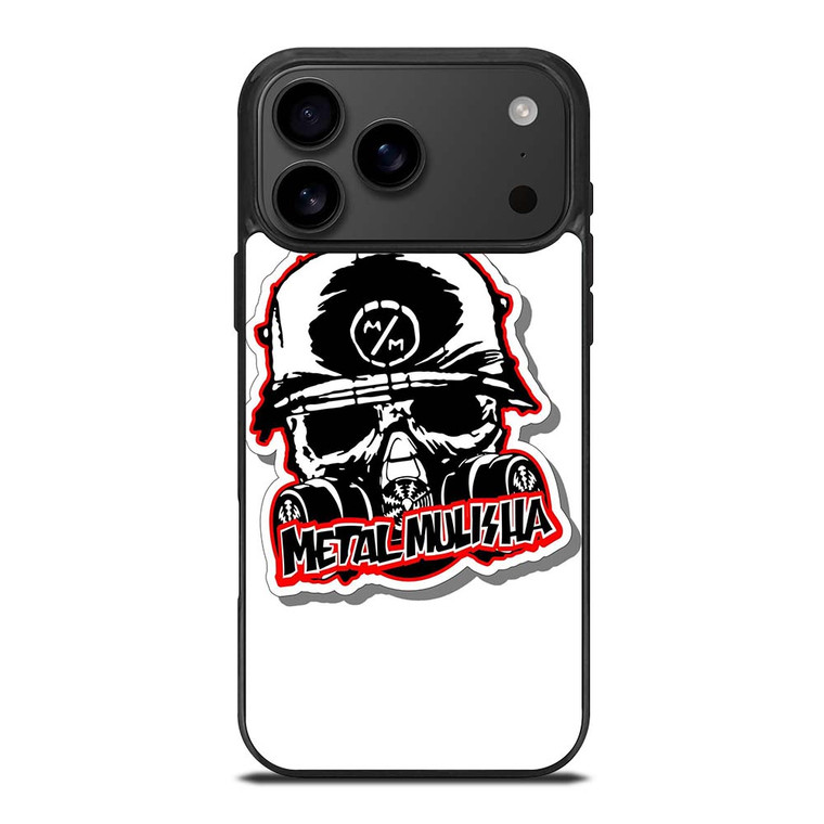 METAL MULISHA WHITE LOGO iPhone 17 Pro Max Case
