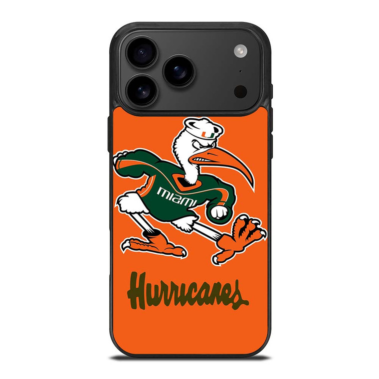 MIAMI HURRICANES LOGO (2) iPhone 17 Pro Max Case