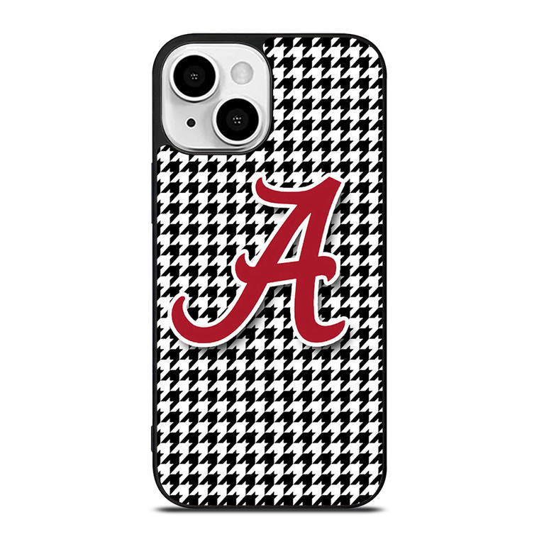 ALABAMA HOUNDSTOOTH CRIMSON TIDE iPhone 13 Mini Case