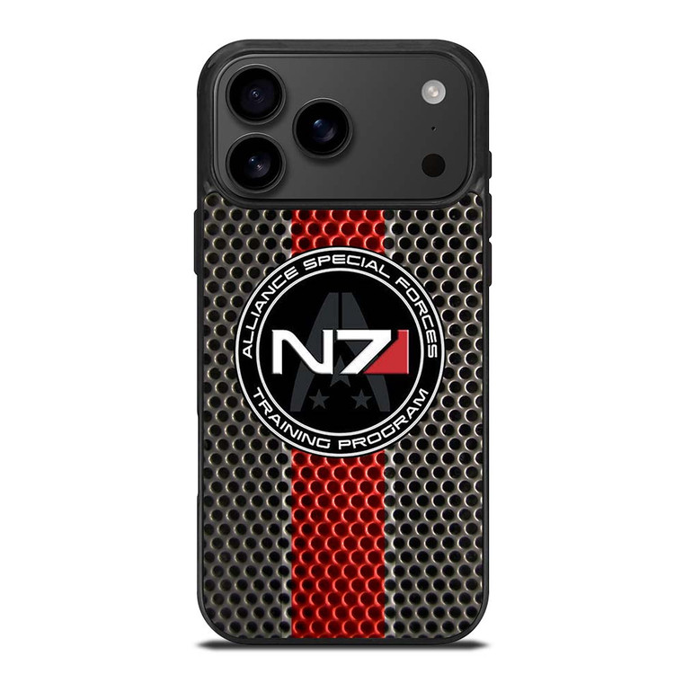 N7 MASS EFFECT PLATE LOGO iPhone 17 Pro Max Case
