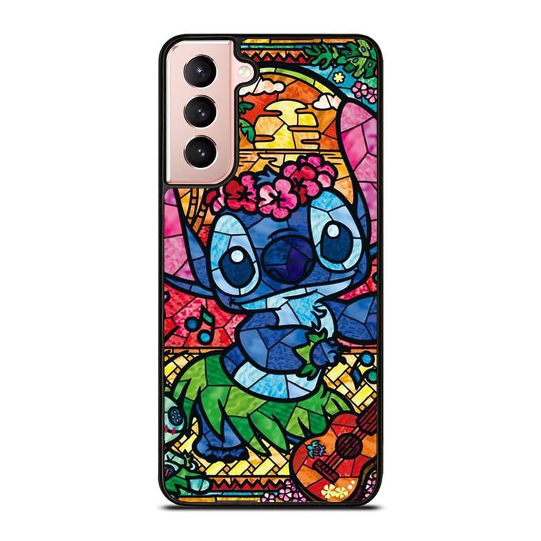 LILO & STITCH STAINED GLASS Samsung Galaxy S21 Case