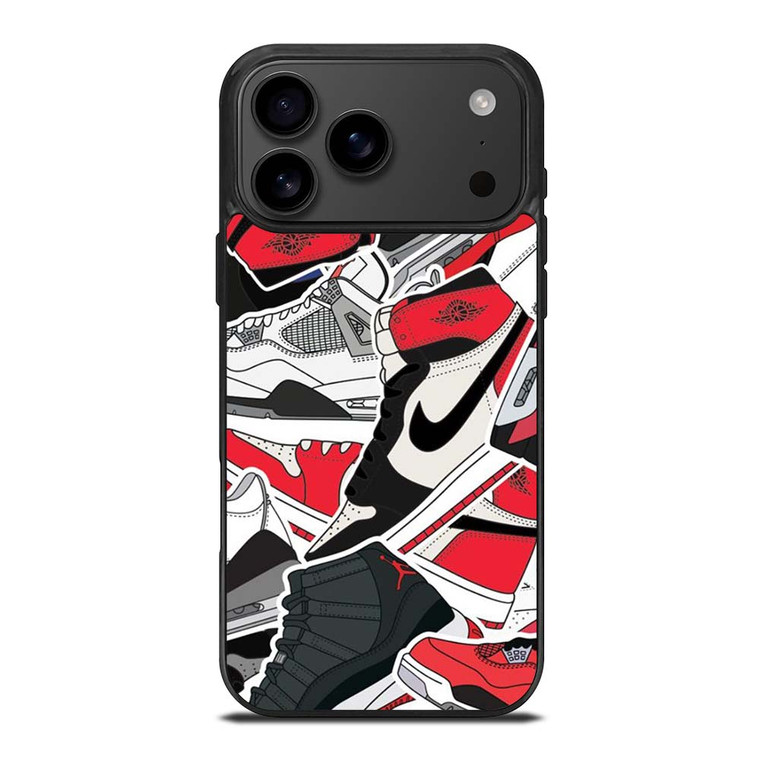 NIKE AIR JORDAN SHOES ART iPhone 17 Pro Max Case