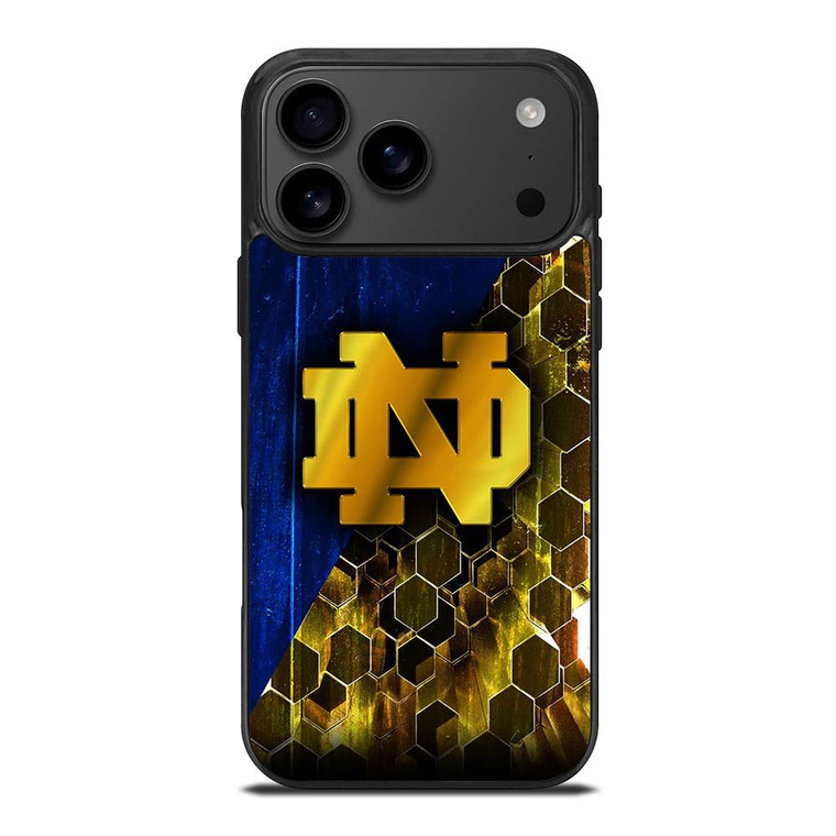 NOTRE DAME FIGHTING IRISH GOLDEN LOGO iPhone 17 Pro Max Case
