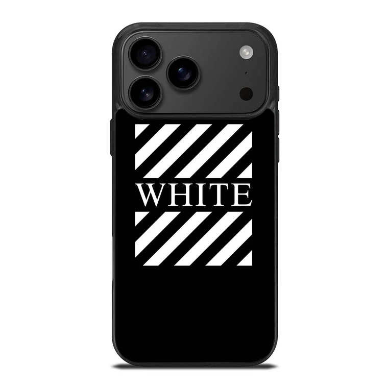 OFF WHITE LOGO CENTER STRIPE iPhone 17 Pro Max Case
