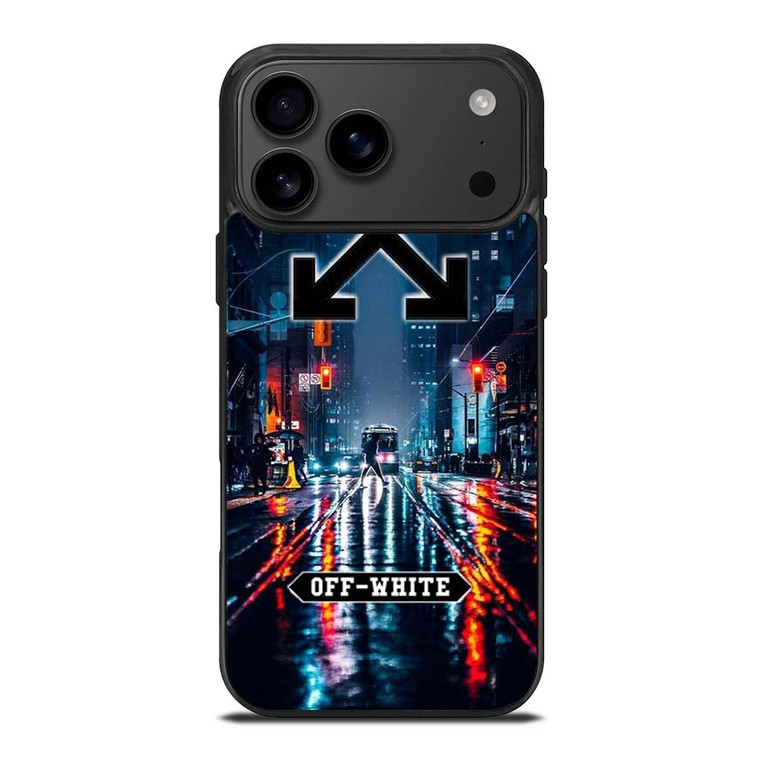OFF WHITE NIGHT CITY iPhone 17 Pro Max Case