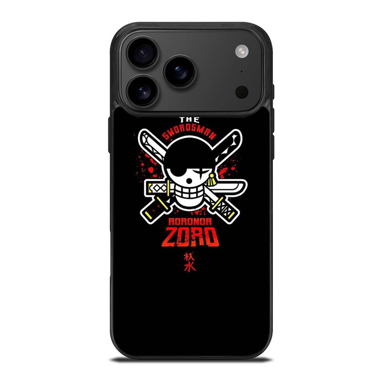 ONE PIECE RORONOR ZORO MASKOT iPhone 17 Pro Max Case
