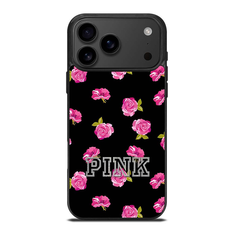 PINK VICTORIA SECRET ROSES iPhone 17 Pro Max Case