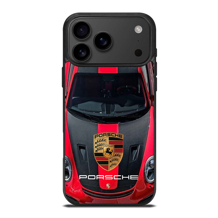 PORSCHE RED CAR LOGO iPhone 17 Pro Max Case PORSCHE RED CAR LOGO iPhone 17 Pro Max Case