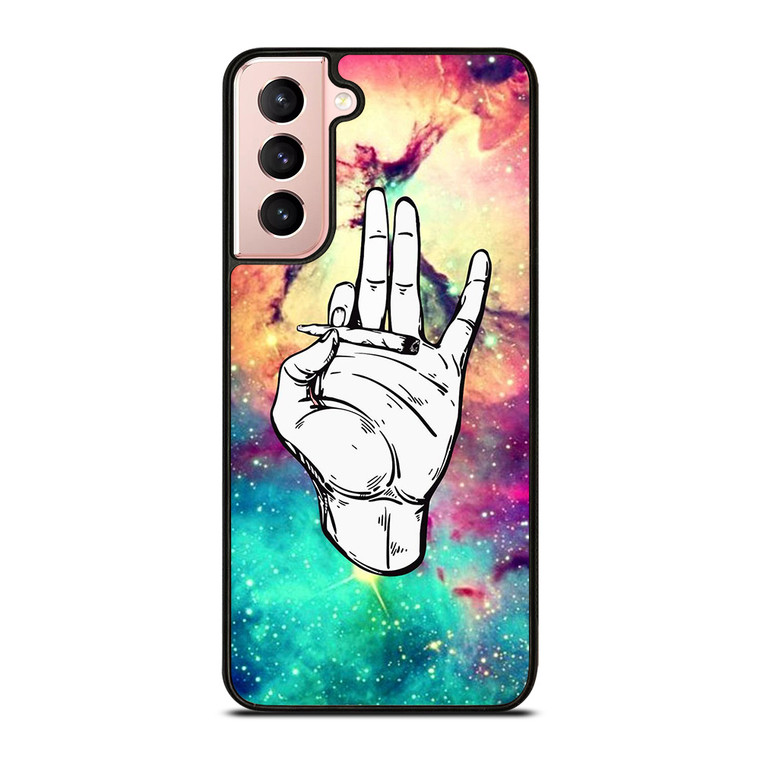MARIJUANA NEBULA Samsung Galaxy S21 Case