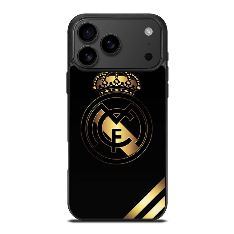 REAL MADRID FC NEW GOLD LOGO iPhone 17 Pro Max Case REAL MADRID FC NEW GOLD LOGO iPhone 17 Pro Max Case