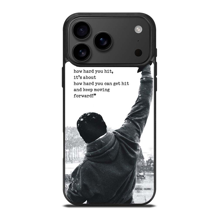 ROCKY MOTIVATIONAL QUOTES iPhone 17 Pro Max Case ROCKY MOTIVATIONAL QUOTES iPhone 17 Pro Max Case