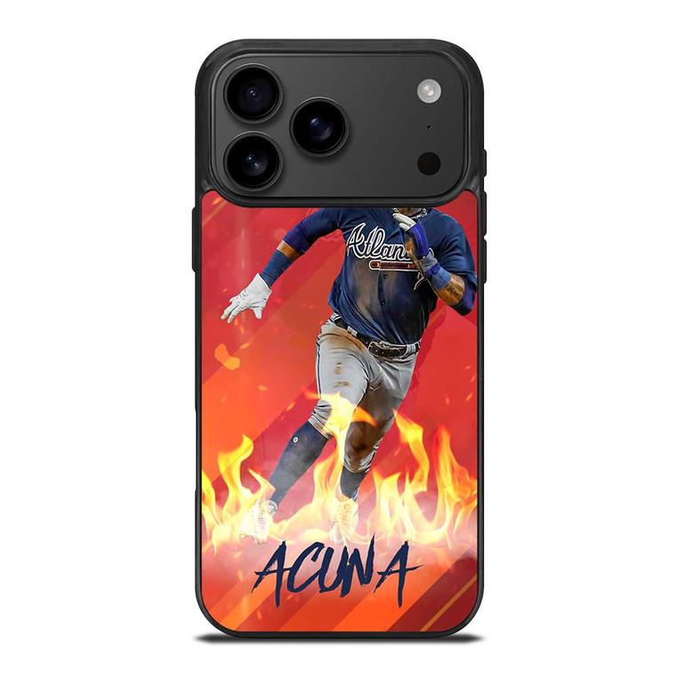 RONALD ACUNA JR ATLANTA BRAVES BASEBALL MLB iPhone 17 Pro Max Case RONALD ACUNA JR ATLANTA BRAVES BASEBALL MLB iPhone 17 Pro Max Case