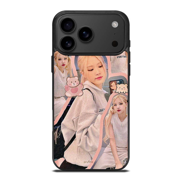 ROSE BLACKPINK CUTE COLLAGE iPhone 17 Pro Max Case ROSE BLACKPINK CUTE COLLAGE iPhone 17 Pro Max Case