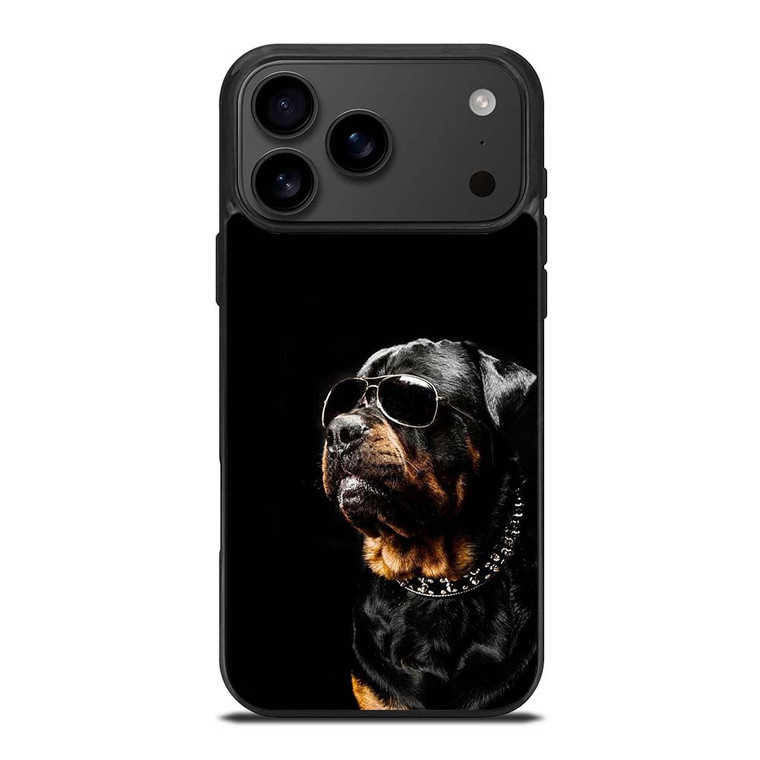 ROTTEILER DOG GLASSES iPhone 17 Pro Max Case ROTTEILER DOG GLASSES iPhone 17 Pro Max Case