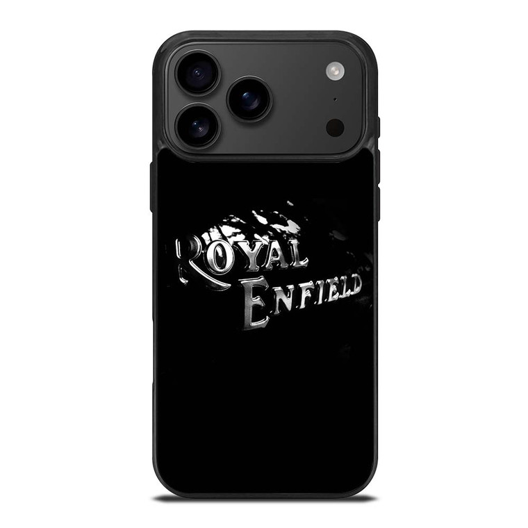 ROYAL ENFIELD BLACK TANK METAL LOGO iPhone 17 Pro Max Case ROYAL ENFIELD BLACK TANK METAL LOGO iPhone 17 Pro Max Case