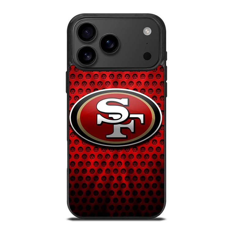 SAN FRANCISCO 49ERS SF METAL iPhone 17 Pro Max Case SAN FRANCISCO 49ERS SF METAL iPhone 17 Pro Max Case