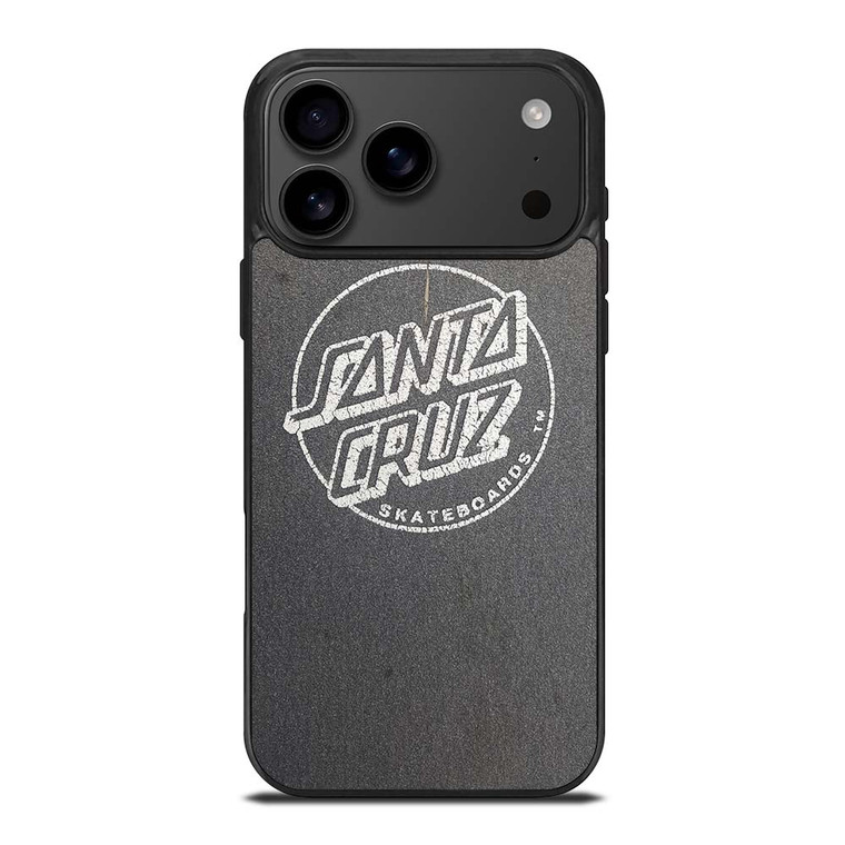 SANTA CRUZ SKATEBOARD LOGO ASPHALT iPhone 17 Pro Max Case SANTA CRUZ SKATEBOARD LOGO ASPHALT iPhone 17 Pro Max Case