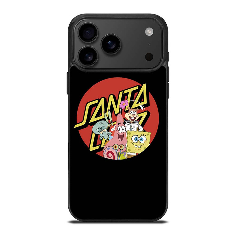 SANTA CRUZ SKATEBOARD X SPONGEBOB iPhone 17 Pro Max Case SANTA CRUZ SKATEBOARD X SPONGEBOB iPhone 17 Pro Max Case