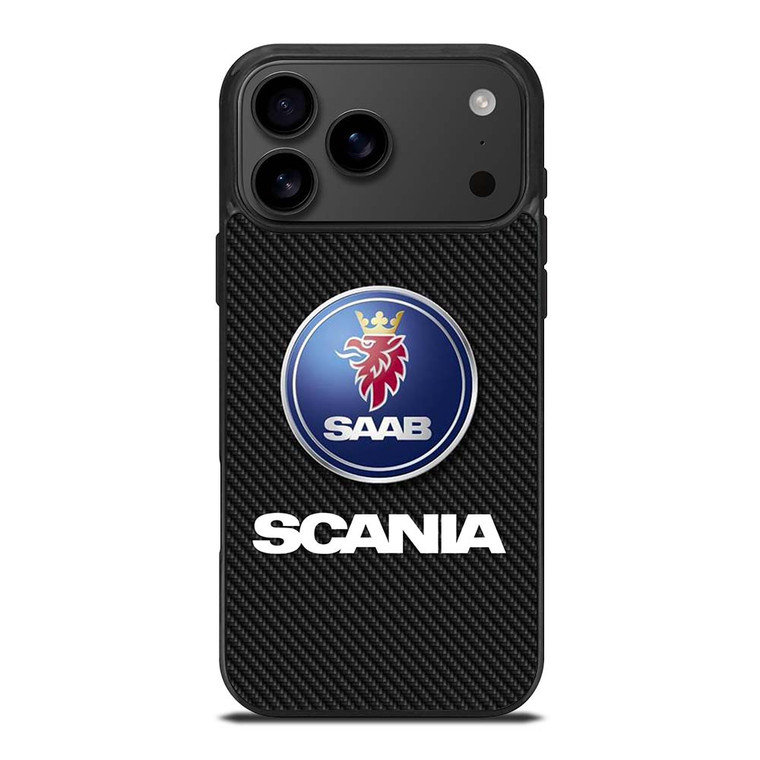 SCANIA TRUCK SAAB CARBON LOGO iPhone 17 Pro Max Case SCANIA TRUCK SAAB CARBON LOGO iPhone 17 Pro Max Case