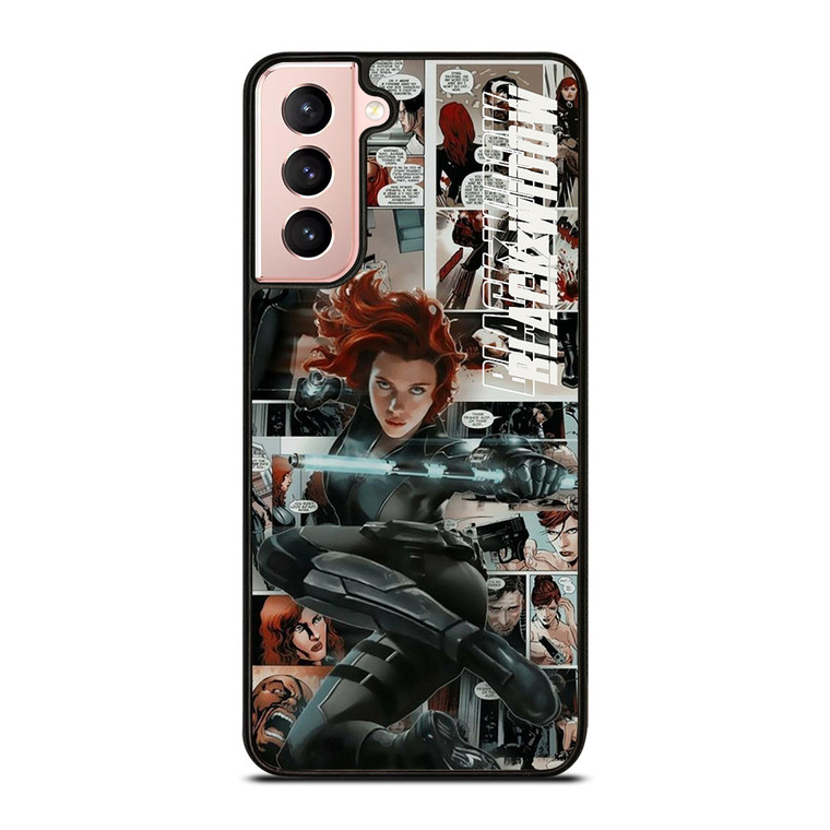 MARVEL BLACK WIDOW COMIC Samsung Galaxy S21 Case