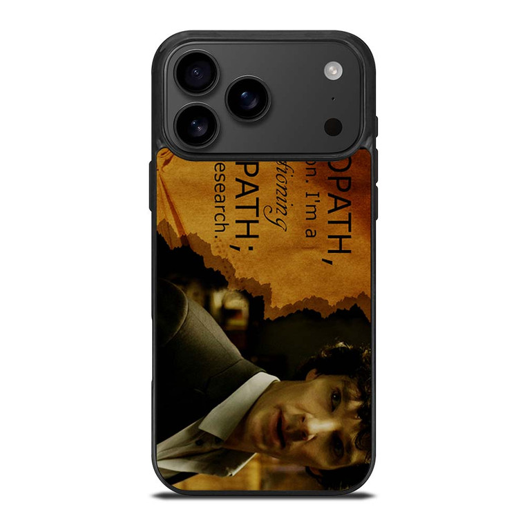 SHERLOCK HOLMES PSYCHOPATH iPhone 17 Pro Max Case