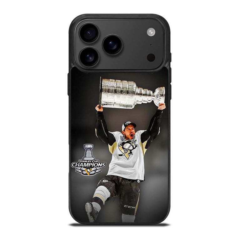 SIDNEY CROSBY PITTSBURGH PENGUINS CHAMPIONS iPhone 17 Pro Max Case SIDNEY CROSBY PITTSBURGH PENGUINS CHAMPIONS iPhone 17 Pro Max Case