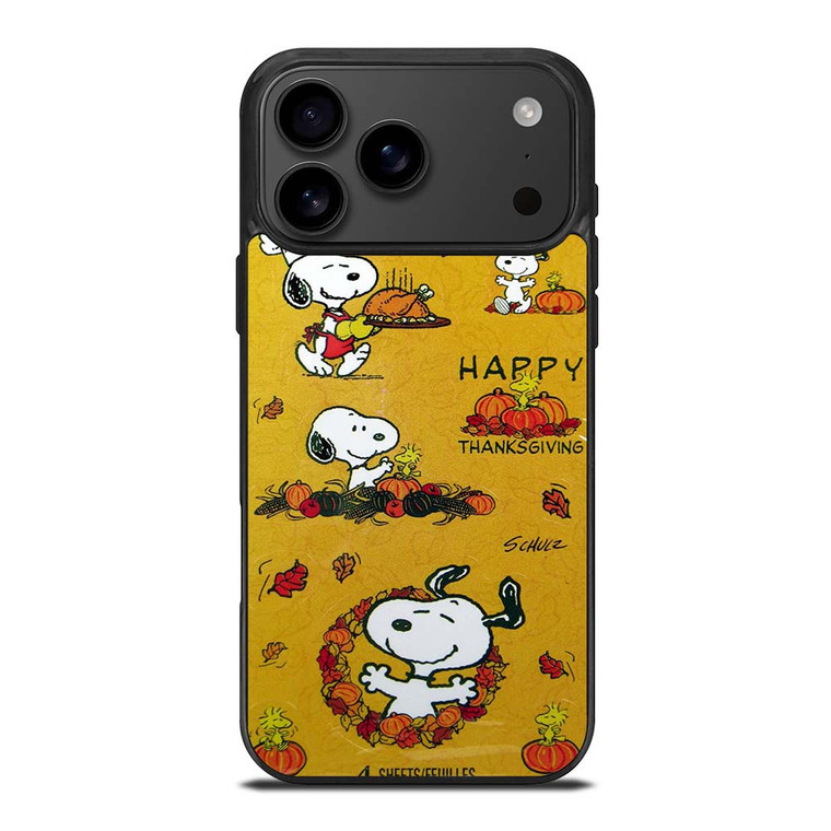 SNOOPY THE PEANUTS THANKSGIVING iPhone 17 Pro Max Case SNOOPY THE PEANUTS THANKSGIVING iPhone 17 Pro Max Case