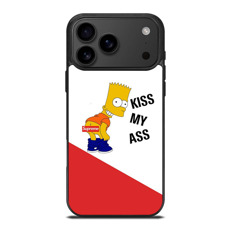 SUPREME BART SIMPSON KISS MY ASS iPhone 17 Pro Max Case
