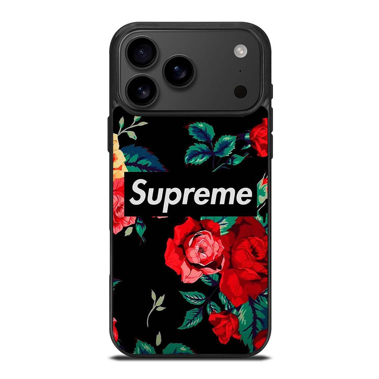 SUPREME FLOWER LOGO iPhone 17 Pro Max Case