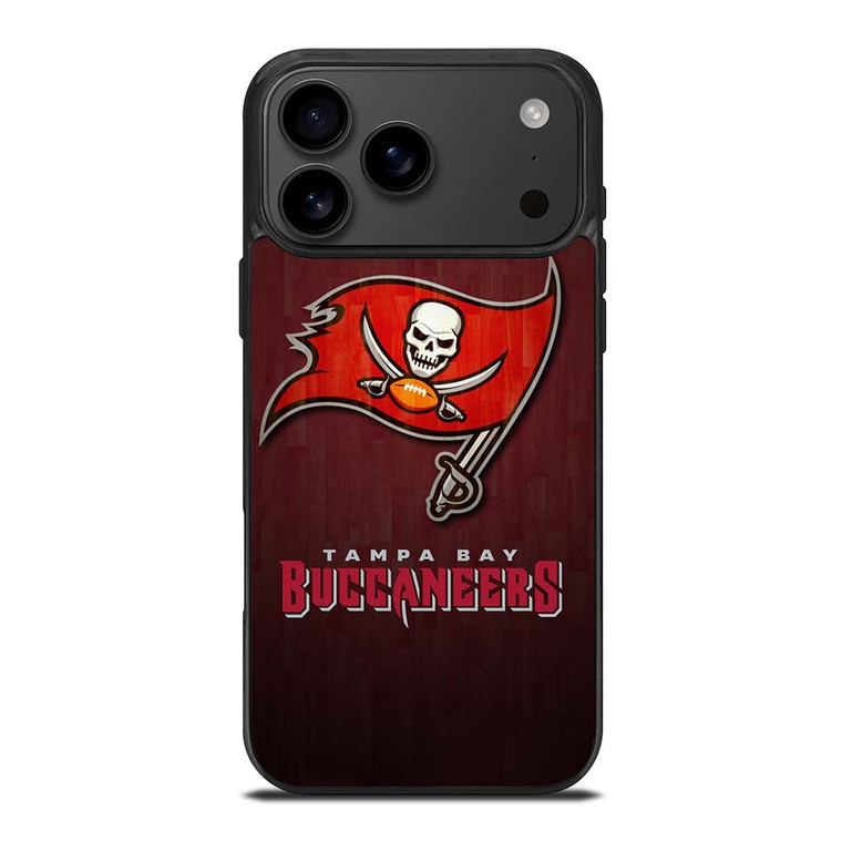 TAMPA BAY BUCCANEERS WOODEN LOGO iPhone 17 Pro Max Case