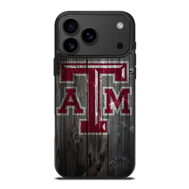 TEXAS AGGIES WOODEN LOGO iPhone 17 Pro Max Case