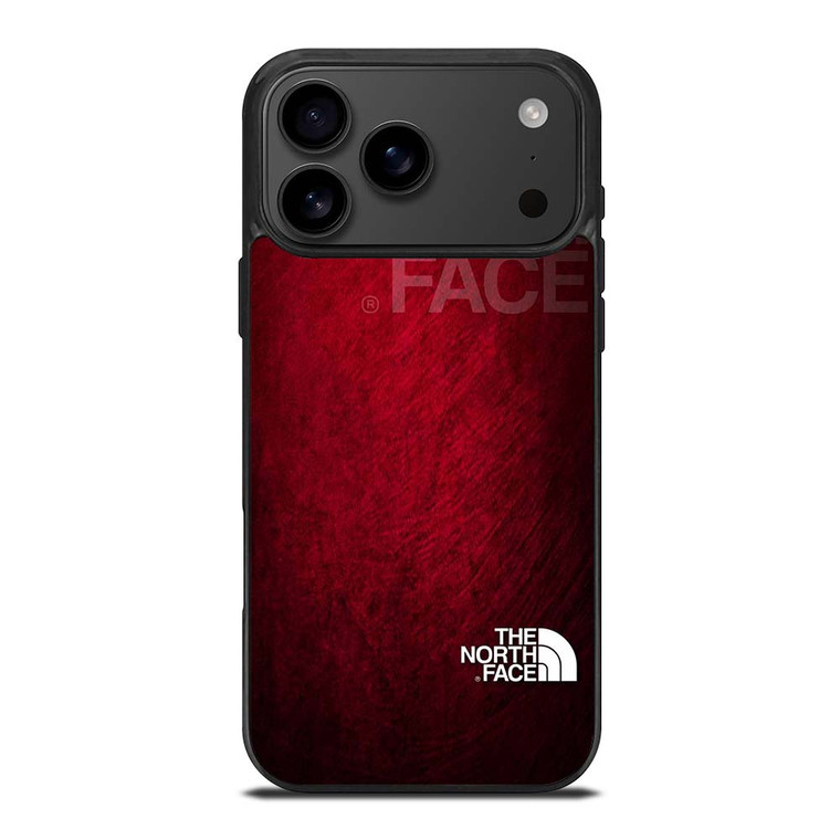 THE NORTH FACE LOGO RED GRUNGE iPhone 17 Pro Max Case