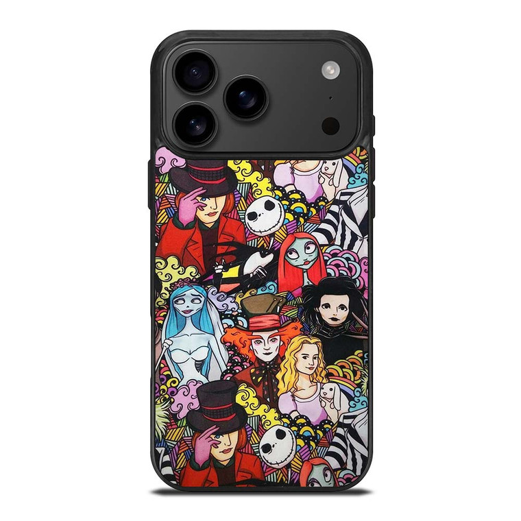 TIM BURTON CHARACTERS iPhone 17 Pro Max Case