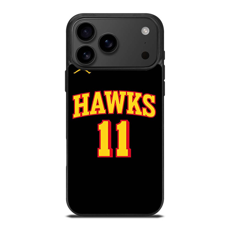 TRAE YOUNG ATLANTA HAWKS BLACK iPhone 17 Pro Max Case