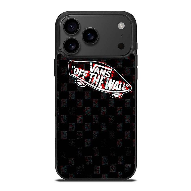 VANS OFF THE WALL GLITCH LOGO iPhone 17 Pro Max Case