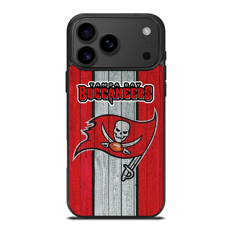 WOODEN LOGO TAMPA BAY BUCCANEERS iPhone 17 Pro Max Case