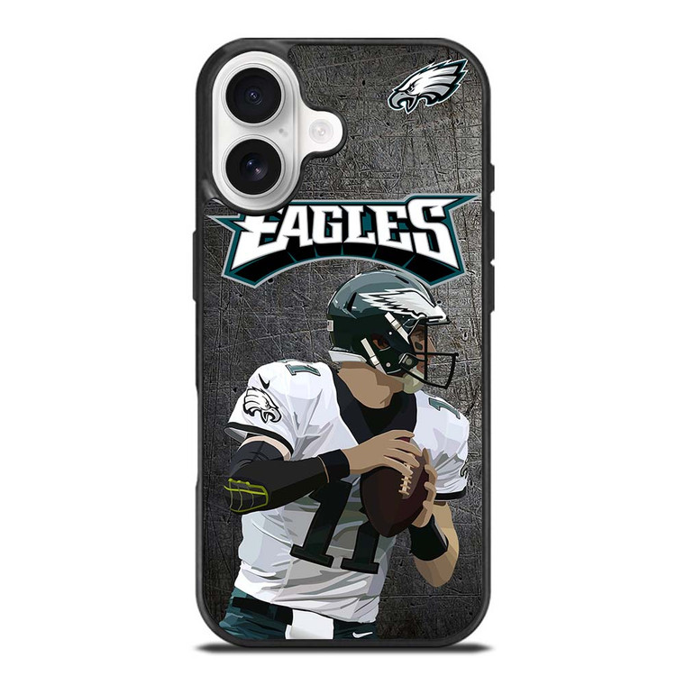 CARSON WENTZ PHILADELPHIA EAGLES 3 iPhone 17 Case