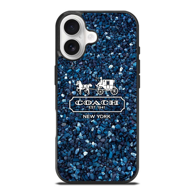 COACH NEW YORK BLUE STONE iPhone 17 Case