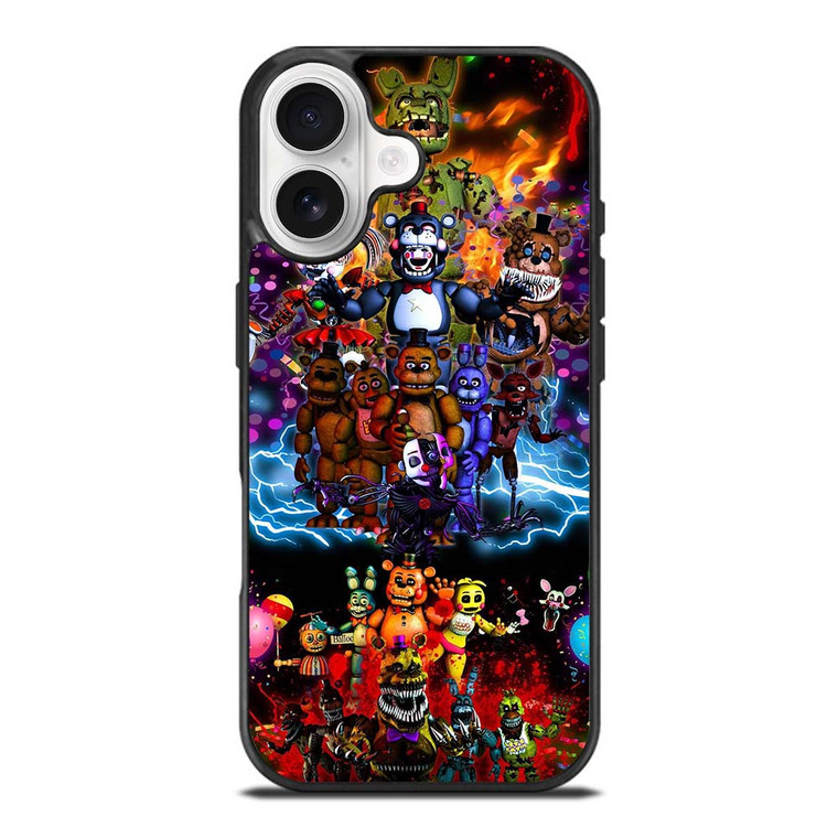 FIVE NIGHTS AT FREDDY'S ALL CHARACTERS iPhone 17 Case
